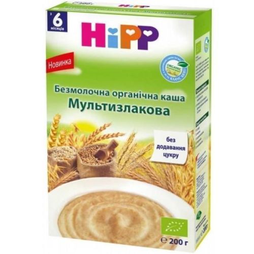 Каша Hipp 2916  безмолочна органічна Мультизлакова (з 6 місяців) 200 г в місті Глобине : ціни, характеристика.  - фото №1 Каша Hipp 2916  безмолочна органічна Мультизлакова (з 6 місяців) 200 г в місті Глобине : ціни, характеристика.