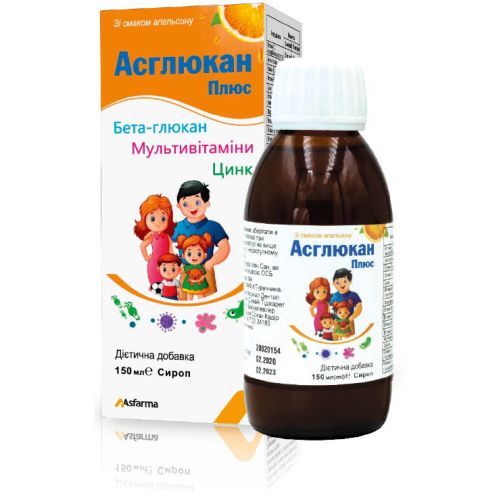 Асглюкан Плюс сироп флакон 150 мл в місті Запоріжжя : ціни, характеристика.  - фото №1 Асглюкан Плюс сироп флакон 150 мл в місті Запоріжжя : ціни, характеристика.