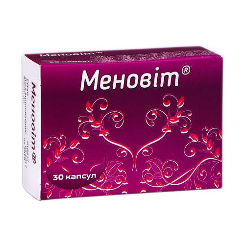 Меновіт 330 г капсули №30 в Україні - фото №1 Меновіт 330 г капсули №30 в Україні