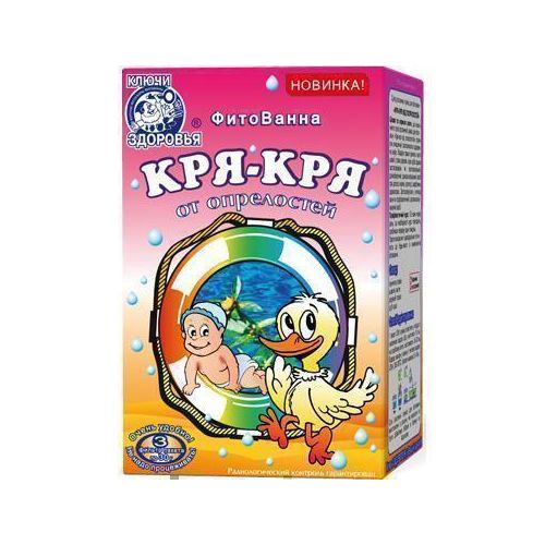 Фітованна Ключі здоров'я для дітей Кря-Кря від опрілостей №3 30 г  в Дніпрі : ціни, характеристика.  - фото №1 Фітованна Ключі здоров'я для дітей Кря-Кря від опрілостей №3 30 г  в Дніпрі : ціни, характеристика.