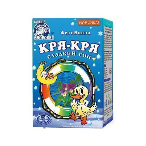 Фітованна Ключі здоров'я для дітей Кря-Кря солодкий сон №3 30 г  в Дніпрі : ціни, характеристика.  - фото №1 Фітованна Ключі здоров'я для дітей Кря-Кря солодкий сон №3 30 г  в Дніпрі : ціни, характеристика.