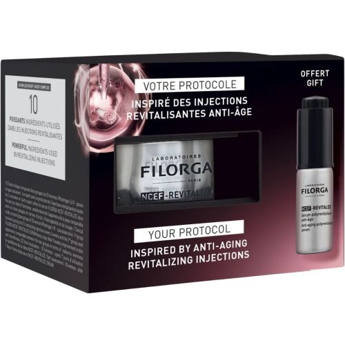 Набор Filorga (Филорга) NCEF-Rtvitalize (Крем 50 мл+сыворотка 5 мл) в интернет-аптеке - фото №1 Набор Filorga (Филорга) NCEF-Rtvitalize (Крем 50 мл+сыворотка 5 мл) в интернет-аптеке