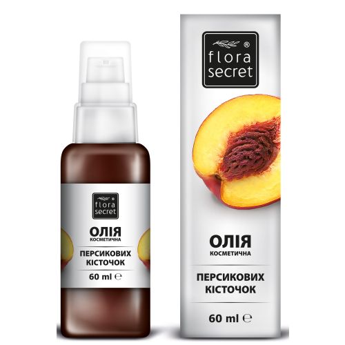 Олія Flora Secret з персикових кісточок 60 мл в інтернет-аптеці - фото №1 Олія Flora Secret з персикових кісточок 60 мл в інтернет-аптеці