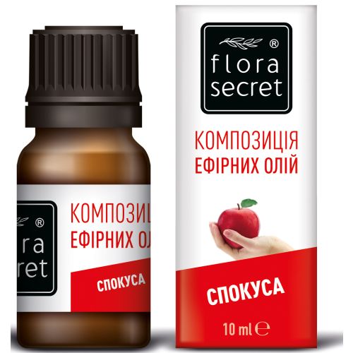 Суміш ефірних олій Flora Secret Спокуса 10 мл в місті Богородчани : ціни, характеристика.  - фото №1 Суміш ефірних олій Flora Secret Спокуса 10 мл в місті Богородчани : ціни, характеристика.