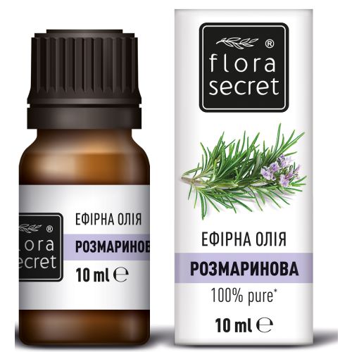 Олія ефірна Flora Secret Розмаринова 10 мл фото - фото №1 Олія ефірна Flora Secret Розмаринова 10 мл фото