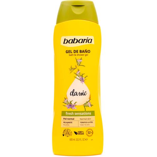 Гель Babaria (Бабарія) для душу та ванни з розмарином 600 мл в інтернет-аптеці - фото №1 Гель Babaria (Бабарія) для душу та ванни з розмарином 600 мл в інтернет-аптеці