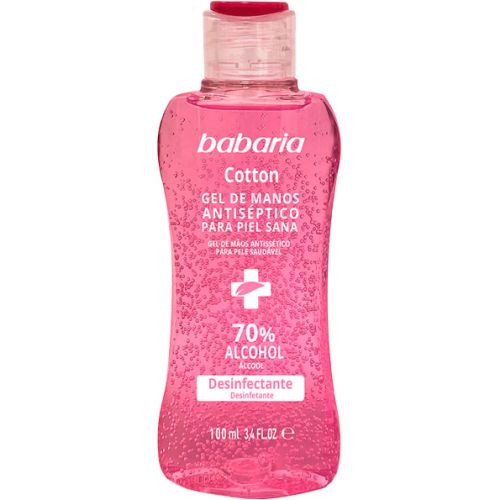 Гель-антисептик Babaria (Бабария) с хлопком и маслом шиповника 100 мл в Киеве : цены, характеристики.  - фото №1 Гель-антисептик Babaria (Бабария) с хлопком и маслом шиповника 100 мл в Киеве : цены, характеристики.