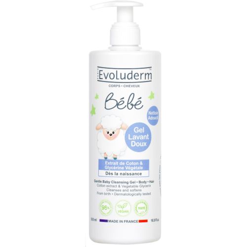 Гель для душу Evoluderm (Еволюдерм) дитячий для тіла та волосся, 500 мл в місті Чернігів : ціни, характеристика.  - фото №1 Гель для душу Evoluderm (Еволюдерм) дитячий для тіла та волосся, 500 мл в місті Чернігів : ціни, характеристика.