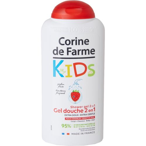 Гель для душу Corine De Farme (Корін Де Фарм) 2 в 1 Полуниця 300 мл в інтернет-аптеці - фото №1 Гель для душу Corine De Farme (Корін Де Фарм) 2 в 1 Полуниця 300 мл в інтернет-аптеці