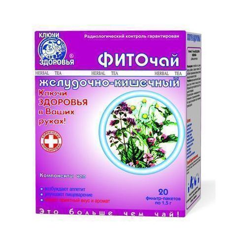 Фіточай Ключі Здоров'я шлунково-кишечний пакет 1,5 г №20 в місті Софіївка : ціни, характеристика.  - фото №1 Фіточай Ключі Здоров'я шлунково-кишечний пакет 1,5 г №20 в місті Софіївка : ціни, характеристика.