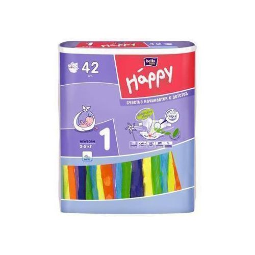 Підгузки Happy born р.1 (2-5 кг) 42 шт в Україні - фото №1 Підгузки Happy born р.1 (2-5 кг) 42 шт в Україні