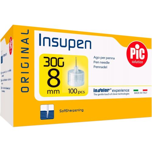 Игла Insupen для инсулиновых ручек 8 мм №100 фото - фото №1 Игла Insupen для инсулиновых ручек 8 мм №100 фото