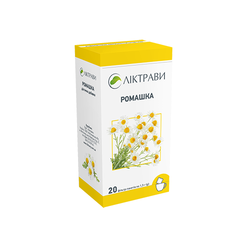Ромашки квіти по 1,3 г фільтр-пакетах №20 фото - фото №1 Ромашки квіти по 1,3 г фільтр-пакетах №20 фото