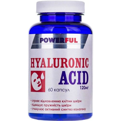 Гиалуроновая кислота Powerful капсулы №60 в городе Марганец : цены, характеристики. - фото №1 Гиалуроновая кислота Powerful капсулы №60 в городе Марганец : цены, характеристики.