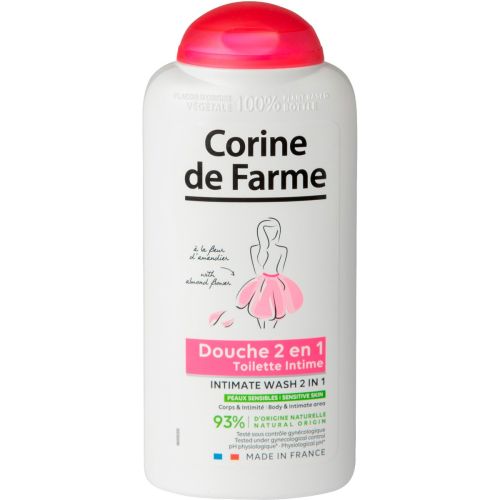Засіб Corine De Farme (Корін Де Фарм) для інтимної гігієни 2 в 1, органічний, 250 мл в аптеці - фото №1 Засіб Corine De Farme (Корін Де Фарм) для інтимної гігієни 2 в 1, органічний, 250 мл в аптеці