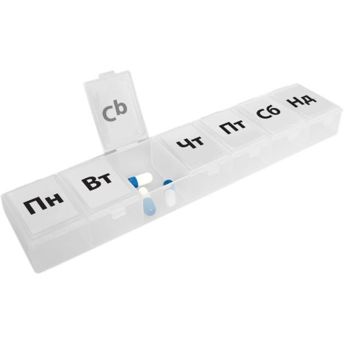 Органайзер пластиковий Enjee для таблеток (НТР 025) в місті Канів : ціни, характеристика.  - фото №1 Органайзер пластиковий Enjee для таблеток (НТР 025) в місті Канів : ціни, характеристика.