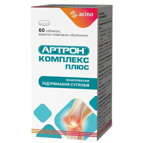 Артрон Комплекс Плюс таблетки №60 в городе Вышгород : цены, характеристики.  - фото №1 Артрон Комплекс Плюс таблетки №60 в городе Вышгород : цены, характеристики.