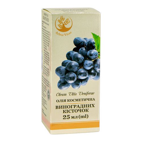 Олія косметична Виноградних кісточок 25 мл купити - фото №1 Олія косметична Виноградних кісточок 25 мл купити
