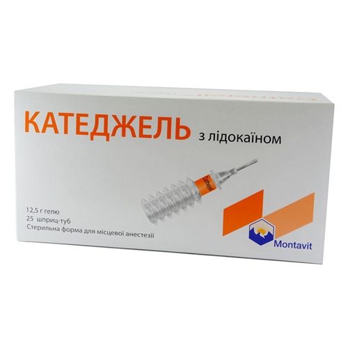 Катеджель з лідокаїном гель 12,5 г шприц-туба №25 в місті Одеса : ціни, характеристика.  - фото №1 Катеджель з лідокаїном гель 12,5 г шприц-туба №25 в місті Одеса : ціни, характеристика.