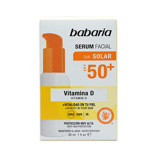 Сироватка Babaria (Бабарія) сонцезахисна для обличчя вітамін D SPF50 30 мл в місті Богородчани : ціни, характеристика.  - фото №1 Сироватка Babaria (Бабарія) сонцезахисна для обличчя вітамін D SPF50 30 мл в місті Богородчани : ціни, характеристика.