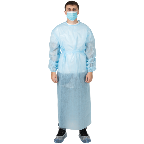 Халат ізоляційний медичний одноразовий (р.M) ціна - фото №1 Халат ізоляційний медичний одноразовий (р.M) ціна
