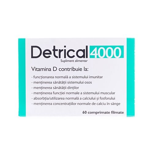 Детрікал 4000 Вітамін D таблетки №60 в місті Софіївка : ціни, характеристика.  - фото №1 Детрікал 4000 Вітамін D таблетки №60 в місті Софіївка : ціни, характеристика.