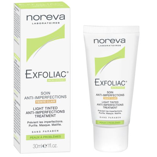 Крем тональный Noreva (Норева) Exfoliac с матовым эффектом бежевый 30 мл в городе Харьков : цены, характеристики.  - фото №1 Крем тональный Noreva (Норева) Exfoliac с матовым эффектом бежевый 30 мл в городе Харьков : цены, характеристики.