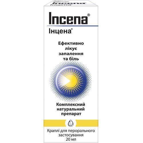 Инцена капли оральные 20 мл в городе Тернополь : цены, характеристики. - фото №1 Инцена капли оральные 20 мл в городе Тернополь : цены, характеристики.