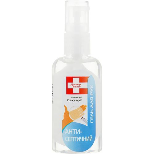 Гель Доктор Биокон для рук антисептический 50 мл ADD - фото №1 Гель Доктор Биокон для рук антисептический 50 мл ADD