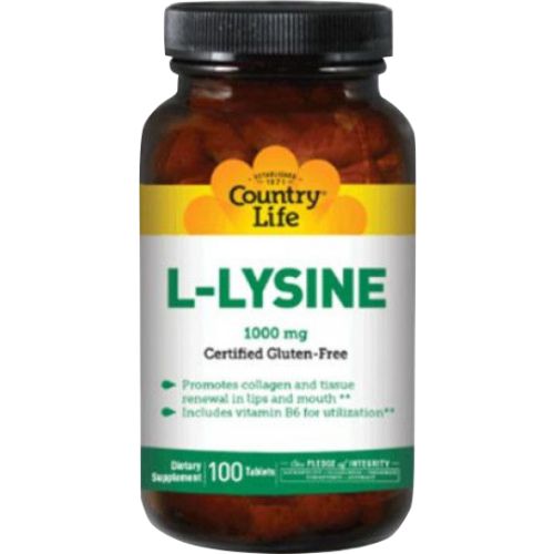 Вітаміни Country Life L-лизін 1000 мг таблетки №100 в місті Запоріжжя : ціни, характеристика.  - фото №1 Вітаміни Country Life L-лизін 1000 мг таблетки №100 в місті Запоріжжя : ціни, характеристика.