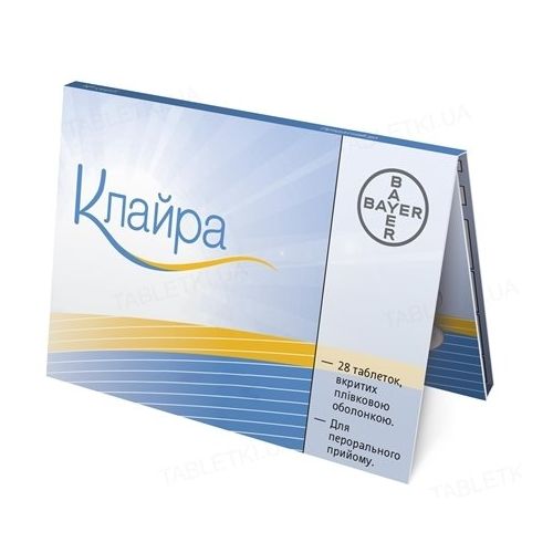 Клайра таблетки №28 в місті Бориспіль : ціни, характеристика. - фото №1 Клайра таблетки №28 в місті Бориспіль : ціни, характеристика.