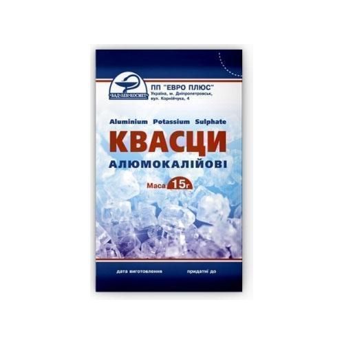 Квасци алюмокалійові 15 г (порошок) в місті Канів : ціни, характеристика.  - фото №1 Квасци алюмокалійові 15 г (порошок) в місті Канів : ціни, характеристика.