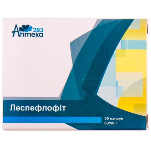 Леспефлофіт 250 мг капсули №30 в місті Богородчани : ціни, характеристика.  - фото №1 Леспефлофіт 250 мг капсули №30 в місті Богородчани : ціни, характеристика.