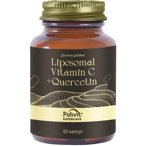 Полівіт Supercaps Liposomal Vitamin C+ Quercetin капсули №60 в місті Софіївка : ціни, характеристика.  - фото №1 Полівіт Supercaps Liposomal Vitamin C+ Quercetin капсули №60 в місті Софіївка : ціни, характеристика.