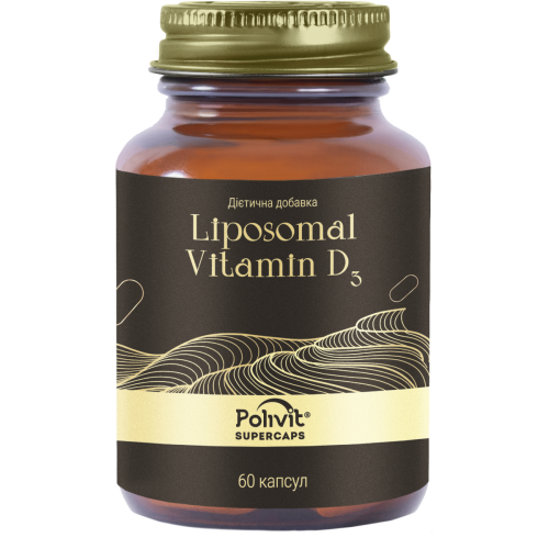 Поливит Supercaps Liposomal Vitamin D3 капсулы №60 в городе Глобино : цены, характеристики.  - фото №1 Поливит Supercaps Liposomal Vitamin D3 капсулы №60 в городе Глобино : цены, характеристики.