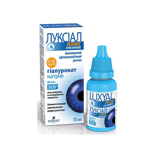 Луксіал Плюс очні краплі флакон 10 мл в місті Кривий Ріг : ціни, характеристика.  - фото №1 Луксіал Плюс очні краплі флакон 10 мл в місті Кривий Ріг : ціни, характеристика.