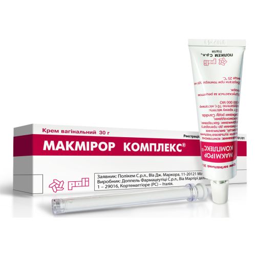 Макмирор комплекс крем вагинальный 30 г в городе Софиевка : цены, характеристики.  - фото №1 Макмирор комплекс крем вагинальный 30 г в городе Софиевка : цены, характеристики.