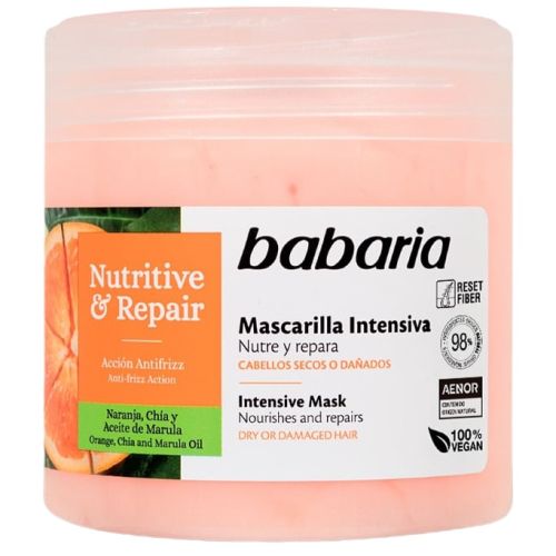 Маска Babaria (Бабария) интенсивная питание и восстановление для волос 400 мл в городе Первомайск : цены, характеристики.  - фото №1 Маска Babaria (Бабария) интенсивная питание и восстановление для волос 400 мл в городе Первомайск : цены, характеристики.
