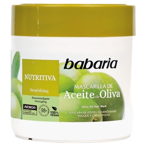 Маска Babaria (Бабария) масло оливы для волос 400 мл в Киеве : цены, характеристики.  - фото №1 Маска Babaria (Бабария) масло оливы для волос 400 мл в Киеве : цены, характеристики.