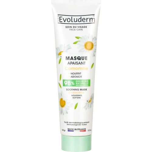 Маска Evoluderm (Эволюдерм) для лица успокаивающая с экстрактом ромашки, 150 г в городе Вышгород : цены, характеристики.  - фото №1 Маска Evoluderm (Эволюдерм) для лица успокаивающая с экстрактом ромашки, 150 г в городе Вышгород : цены, характеристики.