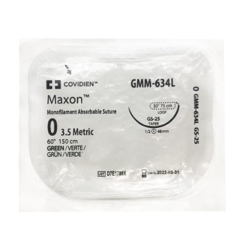 Шовный материал Maxon (Максон) GММ-634L рассасывающий колючий в городе Канев : цены, характеристики.  - фото №1 Шовный материал Maxon (Максон) GММ-634L рассасывающий колючий в городе Канев : цены, характеристики.