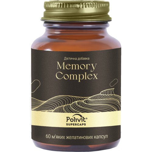 Полівіт Supercaps Memory Complex капсули №60 в інтернет-аптеці - фото №1 Полівіт Supercaps Memory Complex капсули №60 в інтернет-аптеці
