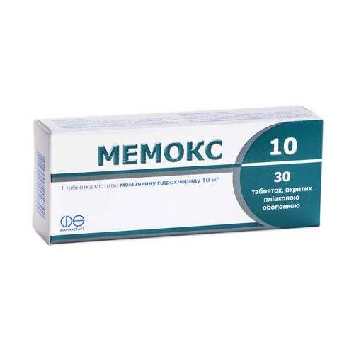 Мемокс 10 мг таблетки №30 в місті Глобине : ціни, характеристика.  - фото №1 Мемокс 10 мг таблетки №30 в місті Глобине : ціни, характеристика.