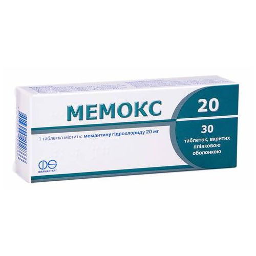 Мемокс 20 мг таблетки №30 в місті Глобине : ціни, характеристика.  - фото №1 Мемокс 20 мг таблетки №30 в місті Глобине : ціни, характеристика.