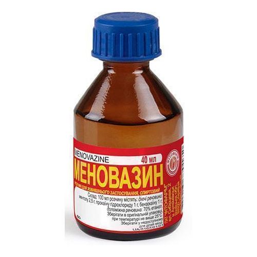 Меновазин раствор 40 мл в городе Рахов : цены, характеристики.  - фото №1 Меновазин раствор 40 мл в городе Рахов : цены, характеристики.