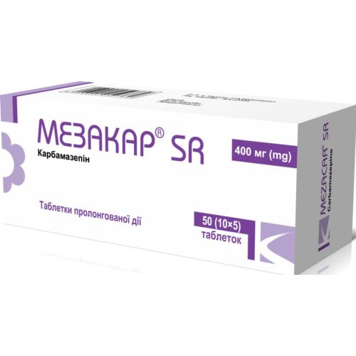 Мезакар SR 400 мг таблетки №50 в місті Глобине : ціни, характеристика.  - фото №1 Мезакар SR 400 мг таблетки №50 в місті Глобине : ціни, характеристика.