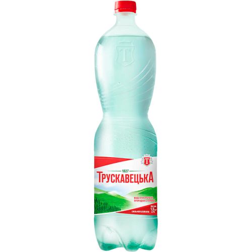 Вода мінеральна Трускавецька сильногазована 1,5 л в місті Софіївка : ціни, характеристика.  - фото №1 Вода мінеральна Трускавецька сильногазована 1,5 л в місті Софіївка : ціни, характеристика.