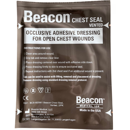 Повязка окклюзионная оентилируемая Beacon Chest Seal, 2 шт. в упаковке в городе Софиевка : цены, характеристики.  - фото №1 Повязка окклюзионная оентилируемая Beacon Chest Seal, 2 шт. в упаковке в городе Софиевка : цены, характеристики.