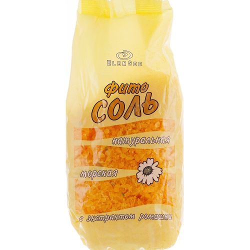 Соль для ванн Elensee натуральная морская с ромашкой, 700 г в городе Одесса : цены, характеристики.  - фото №1 Соль для ванн Elensee натуральная морская с ромашкой, 700 г в городе Одесса : цены, характеристики.