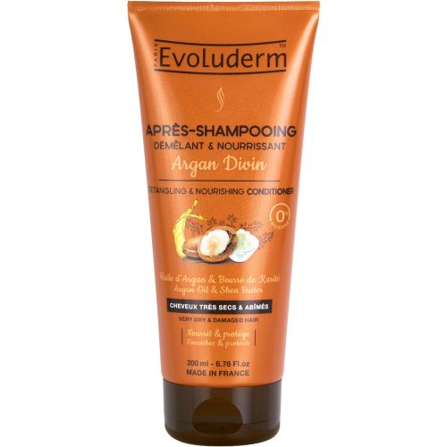 Кондиционер Evoluderm (Эволюдерм) для сухих и поврежденных волос питательный с аргановым маслом 200 мл в городе Первомайск : цены, характеристики.  - фото №1 Кондиционер Evoluderm (Эволюдерм) для сухих и поврежденных волос питательный с аргановым маслом 200 мл в городе Первомайск : цены, характеристики.